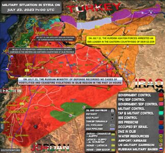 Military Situation In Syria On July 23, 2023 (Map Update)