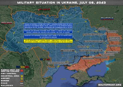 Military Situation In Ukraine On July 8, 2023 (Map Update)