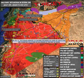 Military Situation In Syria On July 9, 2023 (Map Update)