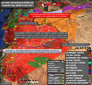 Military Situation In Syria On August 5, 2023 (Map Update)