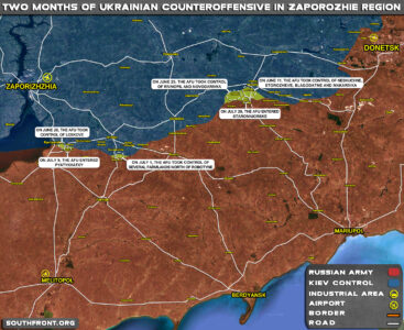 Two Months Of Ukrainian Counteroffensive On Southern Frontlines (Map Update)