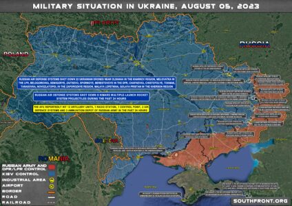 Military Situation In Ukraine On August 5, 2023 (Map Update)