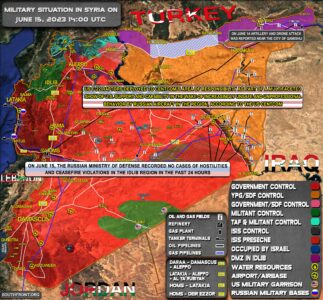 Military Situation In Syria On June 15, 2023 (Map Update)