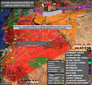 Military Situation In Syria On June 18, 2023 (Map Update)