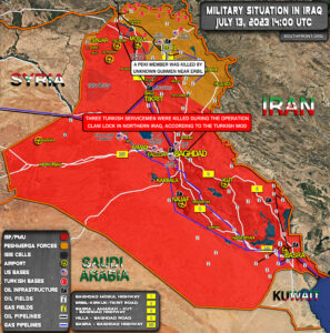 Military Situation In Iraq On July 13, 2023 (Map Update)