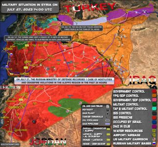 Military Situation In Syria On July 27, 2023 (Map Update)